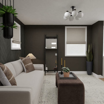 Loft Living Room with Sleeper Sofa