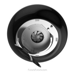 30&Prime; Orbit Black Island Range Hood - Range Hoods And Vents