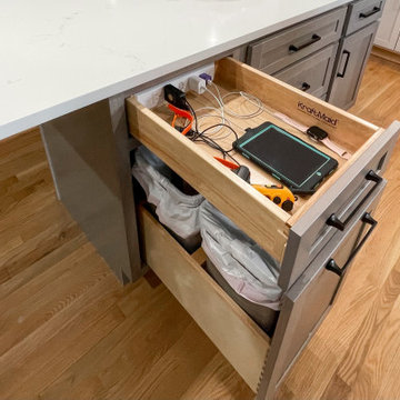Kitchen Island In-Drawer Outlet