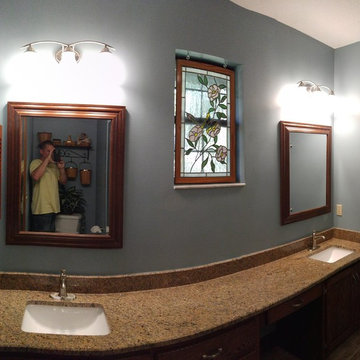 Another elegant bathroom remodel. Thanks to the Smith's for the blank canvis.