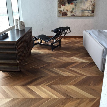 NYC Walnut herringbone