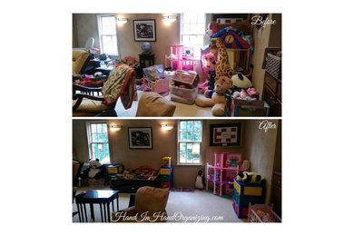 Playroom/Basement Before & After Photos