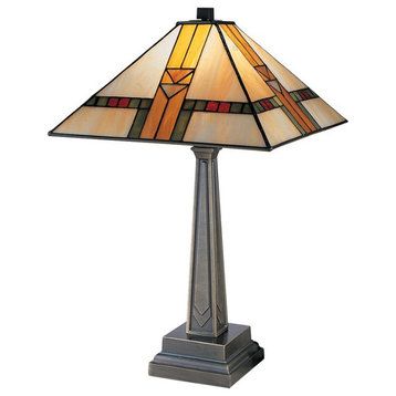 Dale Tiffany Edmund Mission Style Table Lamp