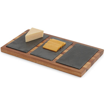 Triple Slate Cheese Board