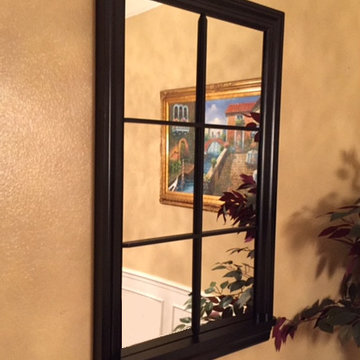 Satin Ebony Mirror Window