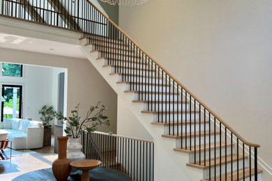 Staircase - contemporary staircase idea in New York