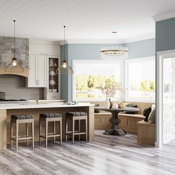 Minnesotan Lake House Kitchen and Breakfast Nook