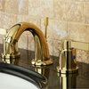 Two Handle 4" to 8" Mini Widespread Lavatory Faucet