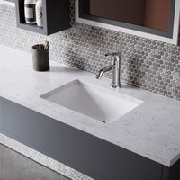 Karran 1-Handle 1-Hole Bathroom Faucet With Pop-up Drain, Chrome