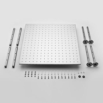 Cascada Square Ceiling Mount Rainfall Shower Head (Include Shower Arm)