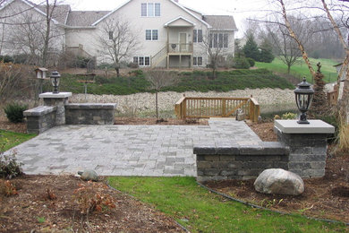 This is an example of a large full sun formal garden in Other.