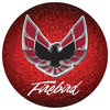 Pontiac Firebird Logo Swivel Barstool w Back