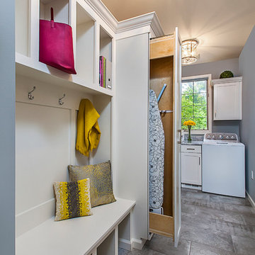 Sparkling White Dream Kitchen & Laundry Room Renovation!
