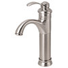 Vessel Sink Bathroom Basin Faucet, Brushed Nickel