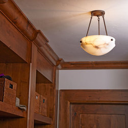 Alabaster Mudroom Light - Pendant Lighting