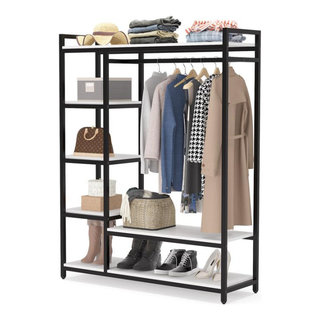 Freestanding Garment Rack, Clothes Rack, Open Wardrobe Closet Storage - Clothes  Racks - by Tribesigns