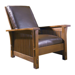 Stickley Spindle Morris Chair 89/91-369 - Living Room Chairs