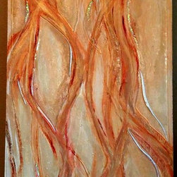 Ethereal Sky - Mixed Media Art