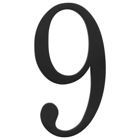 Atlas Homewares TRN9 Traditionalist Address Number 9 - Matte Black