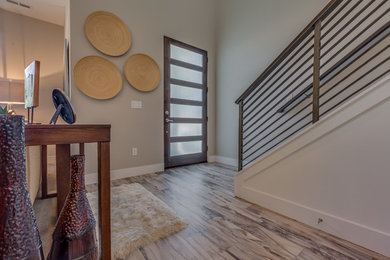 Inspiration for a modern entryway remodel in Boise