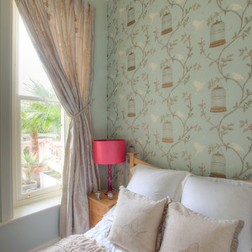Duck Egg and Pink Bedroom