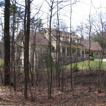 Woodland House - approach view