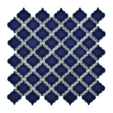 50 Most Por Mediterranean Blue Tile For 2018 Houzz Residence 12 38 X12 5 Cordova Arabesque Tiles Set Of 10