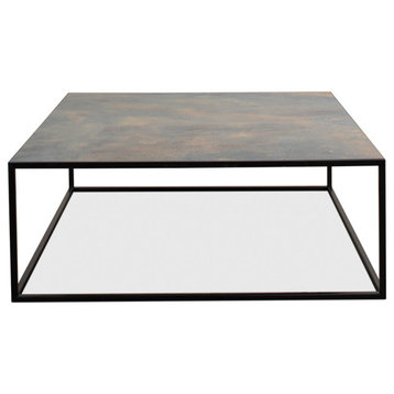 Como Cocktail Table Porcelain Square Top Coffee Table