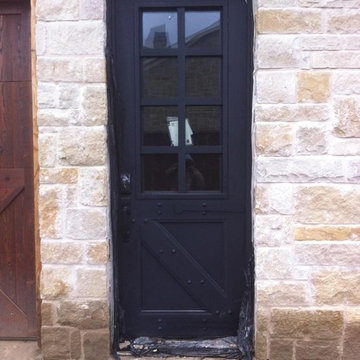 Square Iron Doors