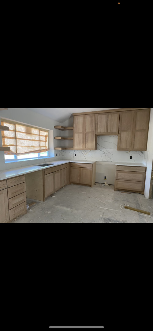 How to get light finish on white oak