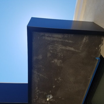 Anodized Aluminum .050 LA Extra Dark Bronze. Custom Home, Glendale CA. (Phase 1)