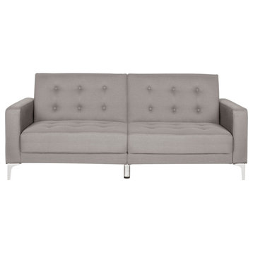Haley Foldable Sofa Bed Gray