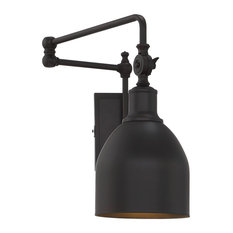 50 Most Por Swing Arm Wall Lamps For 2018 Houzz Helmsman Lighting Works 1 Light Wall Sconce Swing Arm Lamps