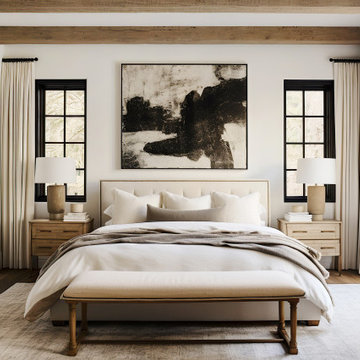 Tranquil Timber Retreat Bedroom in Birmingham