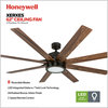 Honeywell Xerxes Modern Ceiling Fan With Light and Remote, 62", Bronze