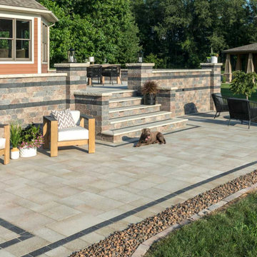 An Outdoor Living Canvas - Multi-Level Patio