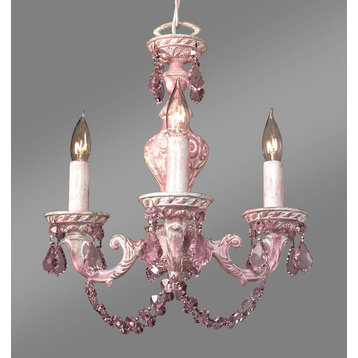 Gabrielle Color, Pink over Antique White, Crystalique Plus