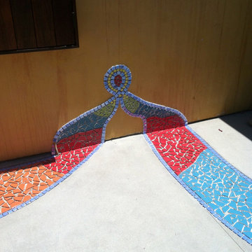 Mosaic Tile Walkway