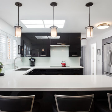 Ultra Contemporary Kitchen Remodel in Carmel-by-the-Sea, CA
