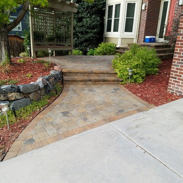 Highlands Ranch paver sidewalk