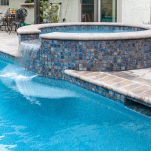 Hot tub addition to Pool