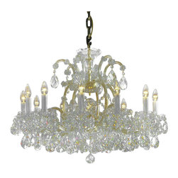 Inviting Home - Maria Theresa Crystal Chandelier - Chandeliers