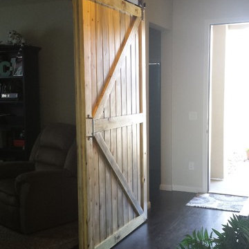 Dining Area Barn Doors