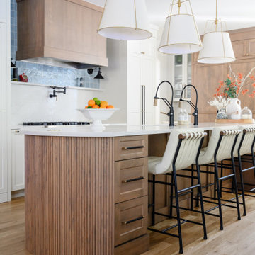 Modern kitchen with French Country detail