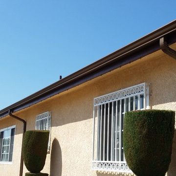 5 inch K-Style Gutters in Rustic Copper Aluminum, South Los Angeles