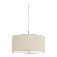60Wx3 Addison Linen Drum Pendant