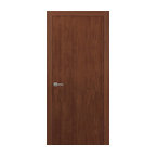 Pre-Hung Solid Interior Door 18 x 80 & Hardware | Planum 0010 Walnut Modena