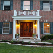 Trimmed Front Door