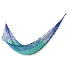 Earth Organic Natural Cotton Hammock (Wooden Bar) - Personal