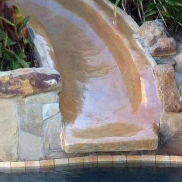 Slide and Precast Rock Repair and Repaint